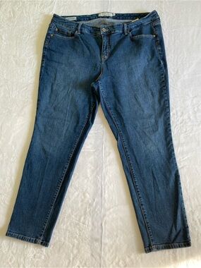 Torrid Denim Womens Dark Blue Stretch Denim Jeans Size 20 R